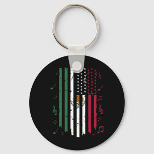 Mexico Amerikaanse vlag Patriot Mexicaanse vlag Am Sleutelhanger