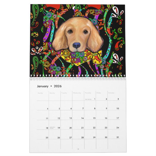 MEXICO ART CALENDAR KALENDER (Jan 2026)