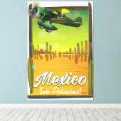 Mexico avontuur in! canvas afdruk (Insitu (Houten vloer))
