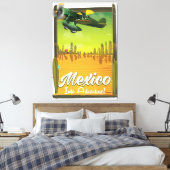 Mexico avontuur in! canvas afdruk (Insitu (Slaapkamer))