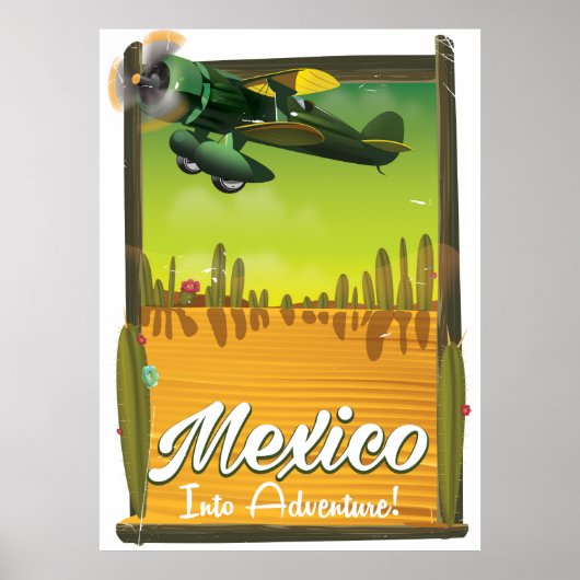 Mexico avontuur in! poster (Voorkant)