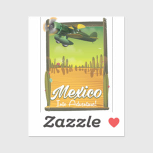 Mexico avontuur in! sticker