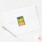Mexico avontuur in! vierkante sticker (Envelop)