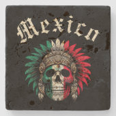 Mexico Aztec Stenen Onderzetter (Voorkant)