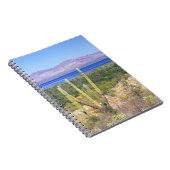 Mexico, Baja California Sur, Cardon Cactus op Notitieboek (Rechterzijde)