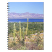 Mexico, Baja California Sur, Cardon Cactus op Notitieboek (Voorkant)