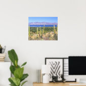 Mexico, Baja California Sur, Cardon Cactus op Poster (Thuiskantoor)