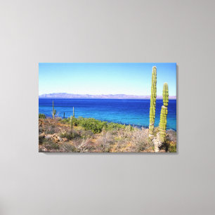 Mexico, Baja California Sur, Mulege, Bahia 2 Canvas Afdruk