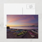 Mexico, Baja, Sea of Cortez. Sea kayaks and Briefkaart (Voorkant / Achterkant)