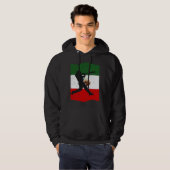 Mexico Baseball Flag for Mexican Baseball Fans Vin Hoodie (Voorkant volledig)