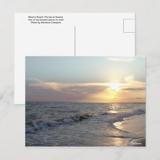 Mexico Beach, Florida Briefkaart (Voorkant / Achterkant)