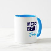 Mexico Beach Florida Coffee Mug Mok (Voorkant rechts)