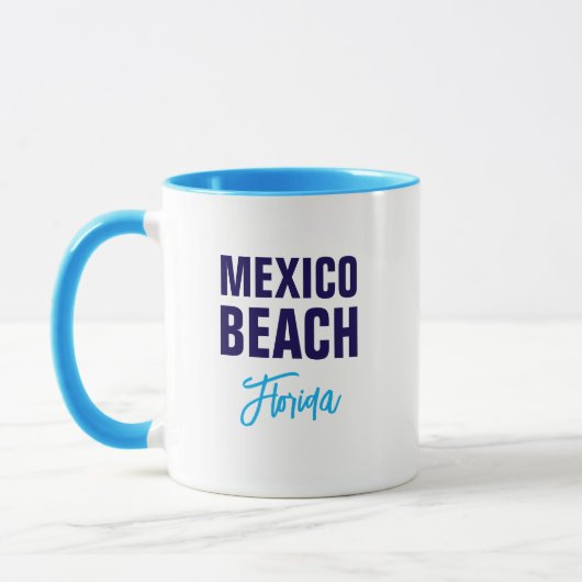 Mexico Beach Florida koffiemok Mok (Links)