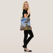 MEXICO BEACH FLORIDA SWING TIKI HUT TOTE BAG (Op model)