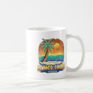 Mexico Beach Florida Vintage noodlijdend souvenir Koffiemok