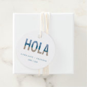 Mexico Beach Foto Hola Destination Huwelijk Bedankjes Labels (In situ)