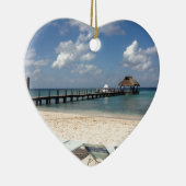 Mexico Beach Scene Keramisch Ornament (Rechts)
