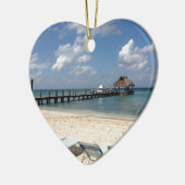 Mexico Beach Scene Keramisch Ornament (Links)