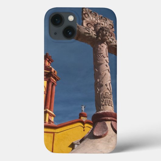 Mexico, Bernal. Gezicht op Iglesia de San Sebastia Case-Mate iPhone Case (Achterkant)