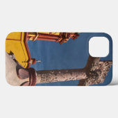 Mexico, Bernal. Gezicht op Iglesia de San Sebastia Case-Mate iPhone Case (Achterkant (horizontaal))