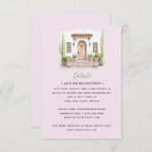 Mexico bestemming bruiloft | Details RSVP Kaartje (Voorkant / Achterkant)