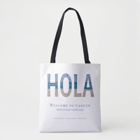 Mexico Bestemming Bruiloft Welkomsttas voor gast Tote Bag (Voorkant)