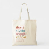 Mexico Bestemming Huwelijk Fiesta, Siesta Welkom Tote Bag (Achterkant)