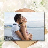 Mexico Bestemming Strand Trouwfoto Save The Date