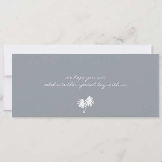 Mexico bewaart de datum van het instappen pas save the date (Achterkant)