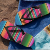 Mexico Blanket Colors Stripes Spaans kleurrijk Teenslippers