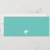 Mexico Boarding Pass bruiloft Kaart (Achterkant)