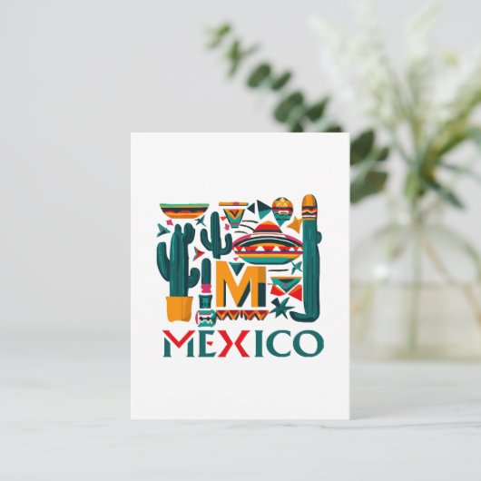 MEXICO BRIEFKAART (Staand voorkant)