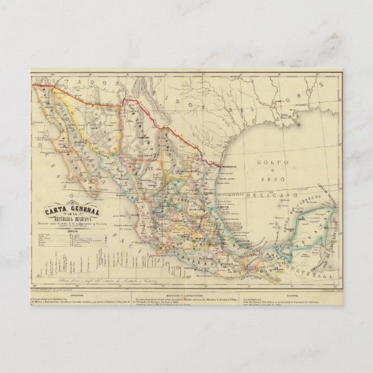 Mexico Briefkaart (Voorkant)