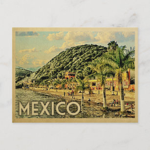 Mexico Briefkaart Lake Chapala Vintage Travel