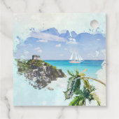 Mexico bruiloft welkom cadeau Labels (Achterkant)