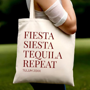Mexico bruiloft welkom vrijgezellenbestemming tote bag