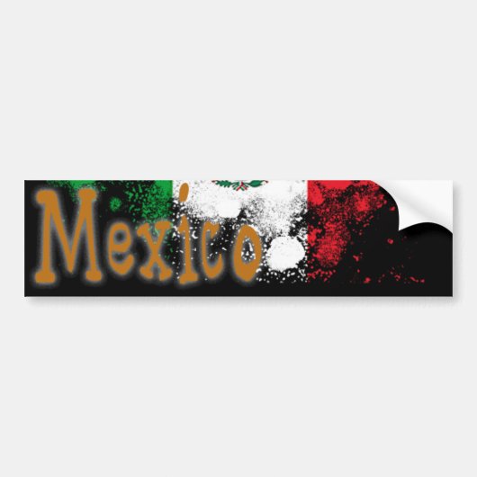 Mexico Bumpersticker (Voorkant)
