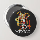 Mexico-Button Ronde Button 4,0 Cm (Voorkant /achterkant)