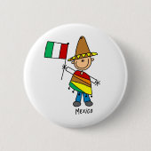 Mexico-Button Ronde Button 5,7 Cm (Voorkant)