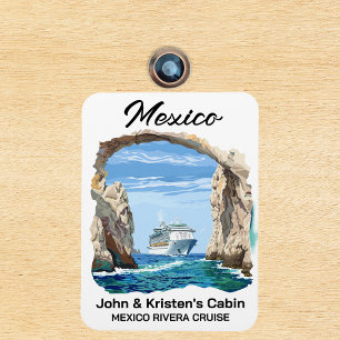 Mexico Cabo Arch Cruise Schip Stateroom Magneet