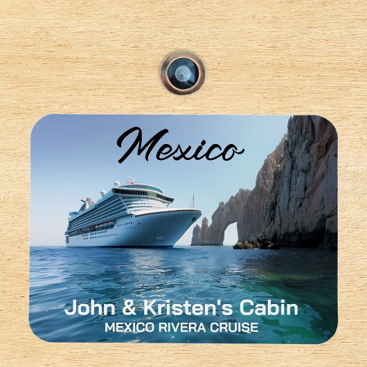 Mexico Cabo Arch Cruiseschip Stateroom Magneet