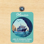 Mexico Cabo Arch Cruiseschip Stateroom Magneet<br><div class="desc">Dit ontwerp kan op het gebied worden gepersonaliseerd dat door de foto en/of tekst te veranderen wordt verstrekt. Of het kan worden aangepast door te klikken deze Sjabloon personaliseert en dan de klik te kiezen om verdere optie aan te passen en de kleur van de achtergrond te schrappen of te...</div>