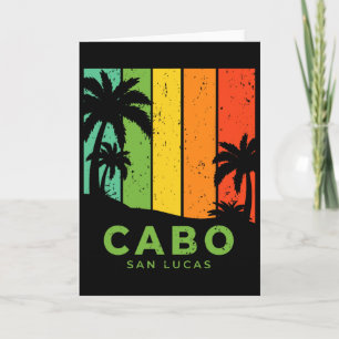 Mexico Cabo San Lucas Reizen Vakantie Vintage Souv Kaart