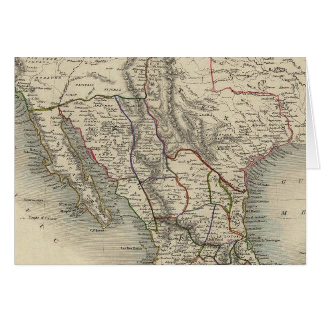 Mexico, Californië en Texas (Voorkant Horizontaal)