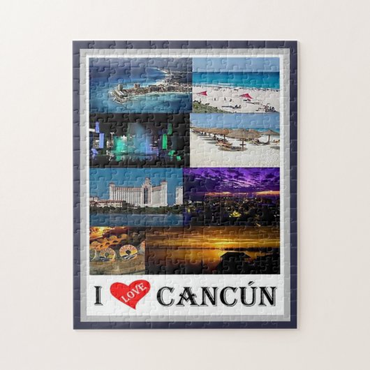 Mexico - Cancun I Love - Legpuzzel (Verticaal)