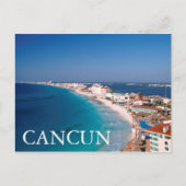 Mexico, Cancun, Uitzicht van hotels vanuit de luch Briefkaart (Voorkant)