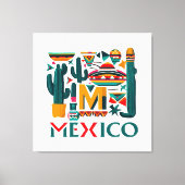 MEXICO CANVAS AFDRUK (Voorkant)