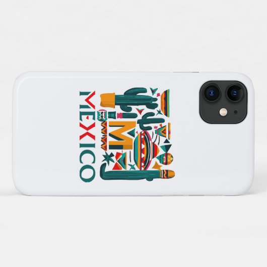 MEXICO Case-Mate iPhone CASE (Achterkant (horizontaal))