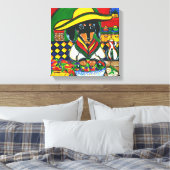 MEXICO CHEF DACHSHUND CANVAS AFDRUK (Insitu (Slaapkamer))
