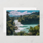 Mexico Chiapas-Uitzicht Feestdagenkaart (Voorkant / Achterkant)